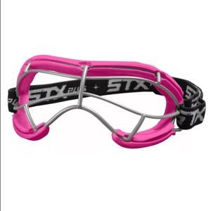 STX Girls 4Sight+ Certified Lacrosse Goggles, Pink